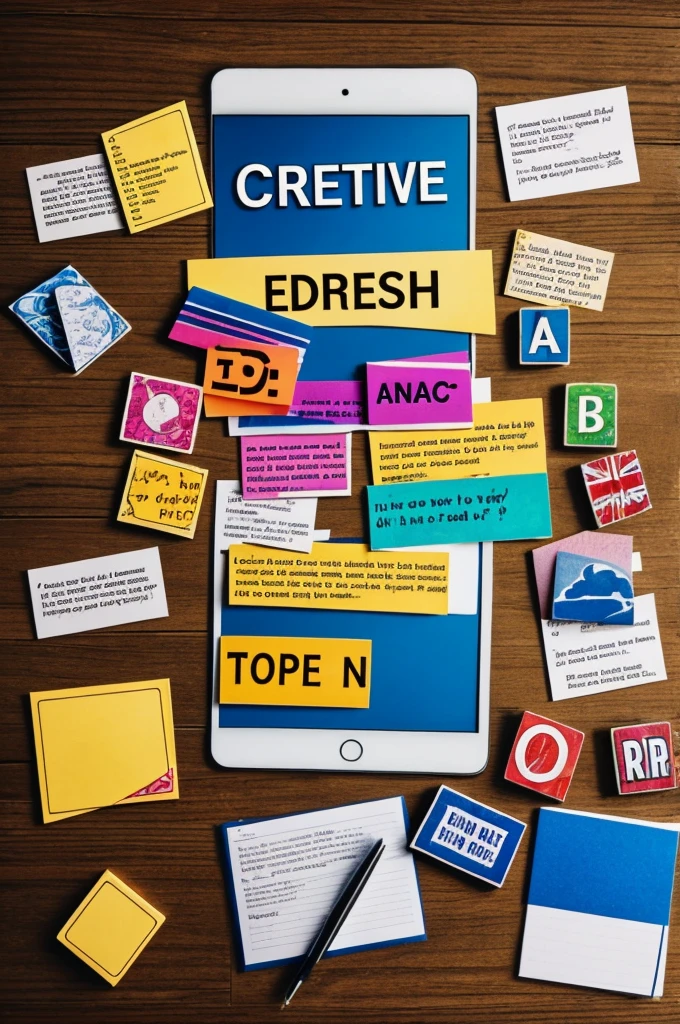 Creative for English phrases