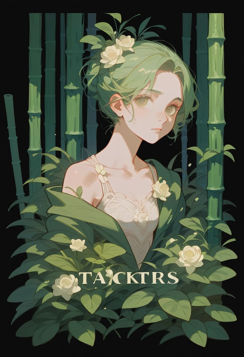 cover page, The Tale Bamboo-Cutter
, flat Design, vector illustrations, graphic illustration, detailed 2d illustration, flat illustration, digital illustration, digital artwork,