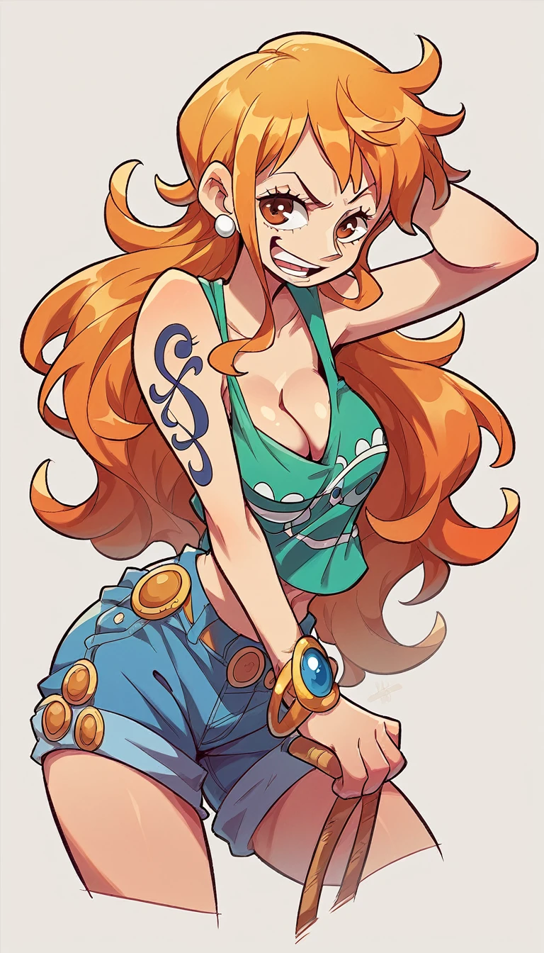 Imagine Nami from the one piece anime