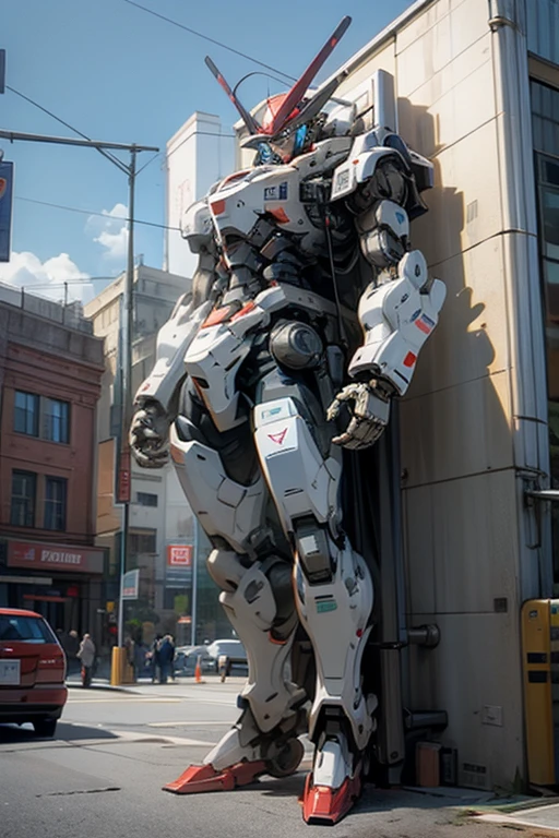 Toilet Robot,Giant Robot,In town