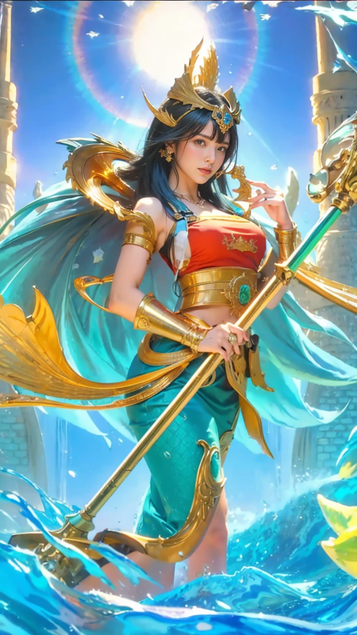 8K, Top Quality, Intricate Details, Ultra Detail, Ultra High Resolution, Masterpiece, random angle, mikasa ackerman, Slender, Smile, (Makeup: 0.4), (Fluffy Blue Eyes: 1.21), blue Eyes,, ((full body)), 1girl, solo, 1 girl, (( full body)), close-up shot, , , ((tall)), (((fit body))), (((slim face))), sharp face, sharp eyes, (((black hair, short hair, bangs )) ,(detailed face), sharp face, small lips, thin lips,
((red scarf, crop top, thigh strap)), detailed face, detailed breast, , large breast, detail, , Beautiful girl with accentuated slender abs: 1.4, Six Pack Abs: 1.4, Bust Botox, Big, Perfect Body, detail leg, (( moonlight)), ocean