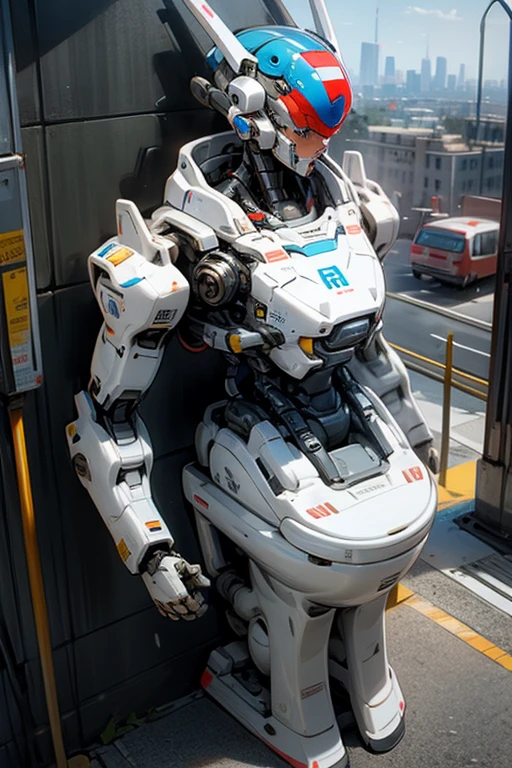 Toilet Robot,Giant Robot,break in the city