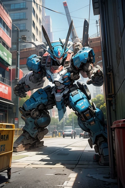Toilet Robot,Giant Robot,super Robot,meca,break in the city,Break Robot fighting monster