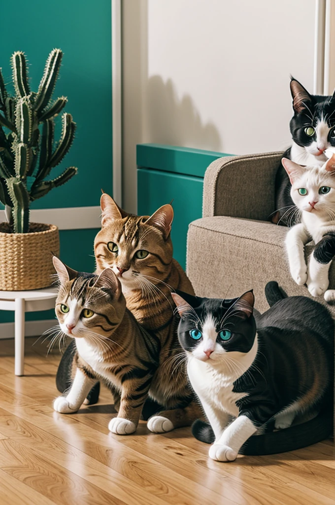 ai cats sick images