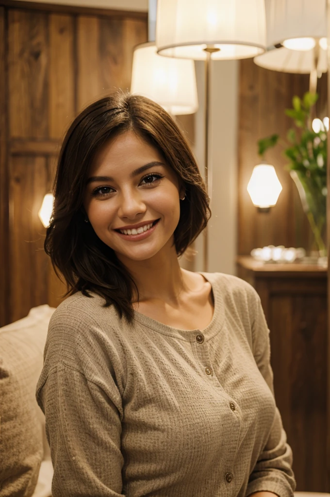 A beautifull lady with smile