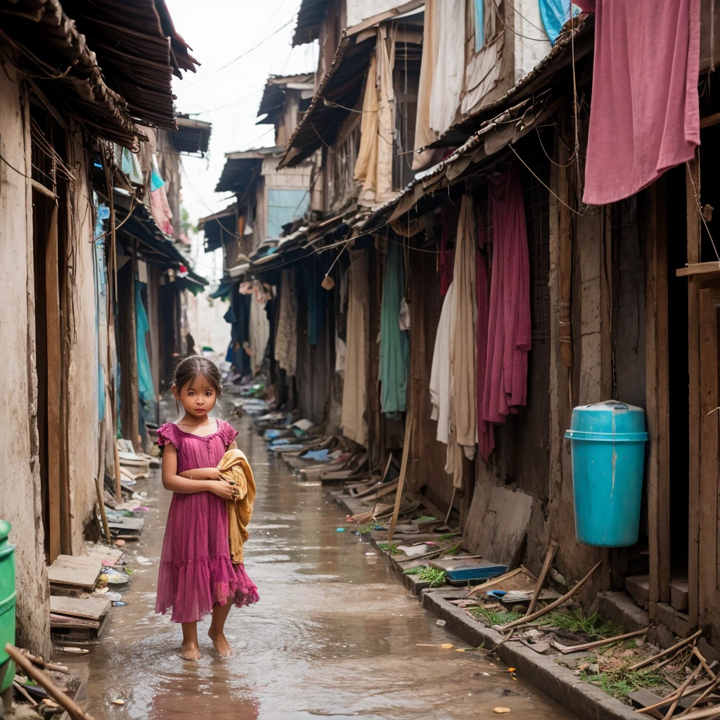 developing country、Little Woman、See-through、Slums