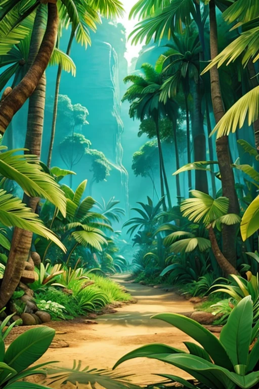 Background of a jungle 