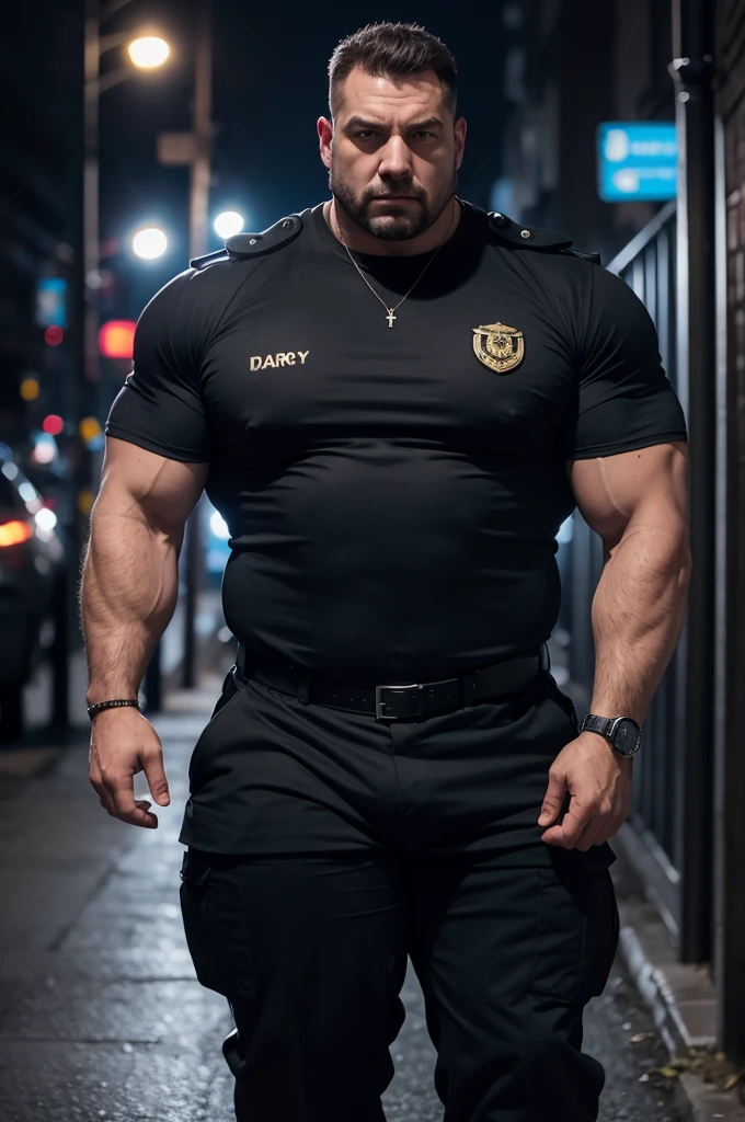 1 young handsome guy，20-22 years old，police officers，Interpol，Police Department，Handsome，musculous，hairy bodies，police uniforms（Fine eye 1：3），Black eyes，full bodyesbian , epic reality , epic photorealistic , ultra realism , photorealistic  , only male , only boy , full length shot (fls) ,     ((insane phat ass)) , (stocking) , wearing string thong. (((only boy , only male)))