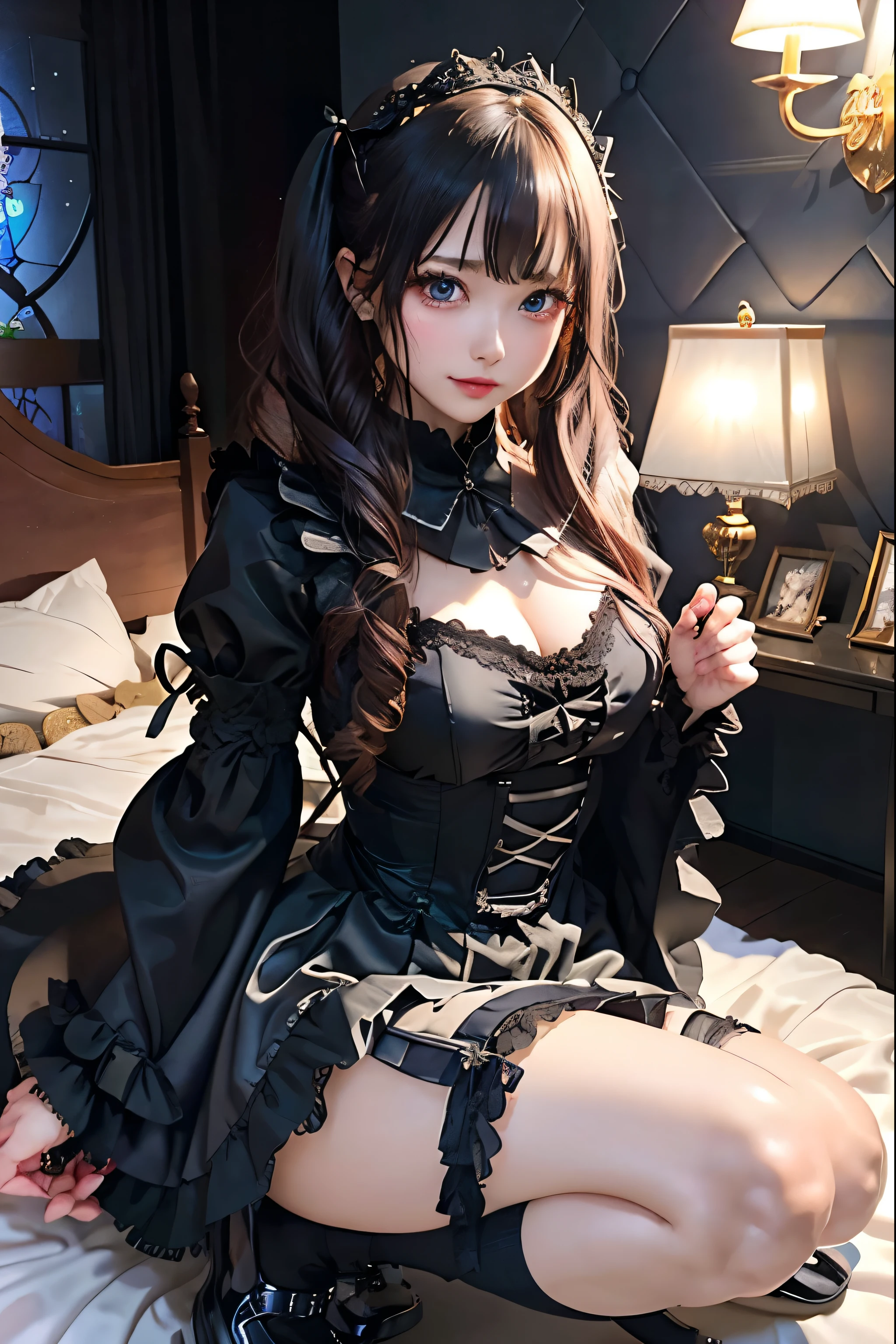 Hard Dark Gothic Makeup、Black dark eyeshadow、sad、Good skin radiance、Dark Gothicメイク、Dark smile、palace、The beauty of fragrance、24-years-old、Expression of intense sexual pleasure、Embarrassed look、Dark Gothic、Highest quality、Expression of sexual pleasure without pain、Drunk face、Purple maid outfit、Mysterious、noble、sexly、Loving smile、Twin tail hair、Right blue eye、Left eye is red、Super tempting pose、Platform Heel Shoes、Heavy makeup、Gothic ta clothes、Silver Hair、Long Hair Straight Hair、Cute Gothic Loliress、Beautiful Face、elegant features、Attractive face、Stained glass background、Chest glistening with sweat、The room is dark、goth long dress、Bell Sleeves、Wizard Sleeve、Decadent look、Sexually excited expression、Glossy thighs wet with water、Thighs that are wet and shiny with oil、Background of a room full of roses、sad expression、Rose Maiden、The embroidery is pink、The dress has pink embroidery.、Thigh-high socks、Knee-high socks、Gentle expression、Dark black eyeshadow、Stained glass and rose background、thighs are a little thin、Female Duo、Female couple、dark church background、Stained glass、Black metal world、Dark Castle、Dark Room、Slender body、gothic long dress、Victorian dress、Small breasts、Hold the wine in your right hand、Hold the lantern in your left hand、pantyhose、The bed is covered with roses、Her thighs are shining with sweat、My body is wet and shiny、Lots of glitter on the thighs、sweating、My thighs are sticky from sweating、Sweat glistening on my thighs、The whole body is sweaty and shiny、I sweated a lot.、My thighs are sweaty、Wet thighy thighs are shining with sweat、A lot of sweat glistening all over the body、Slender body、Put your head on the pillow、Sleeping on a bed、Beautiful legs、Legs stretched straight、Lie down in bed、Lie on your back in bed、Thin legs、hold a candle、