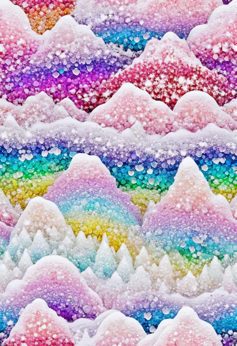 made of crystal,pink,Rainbow Colors,Snow White