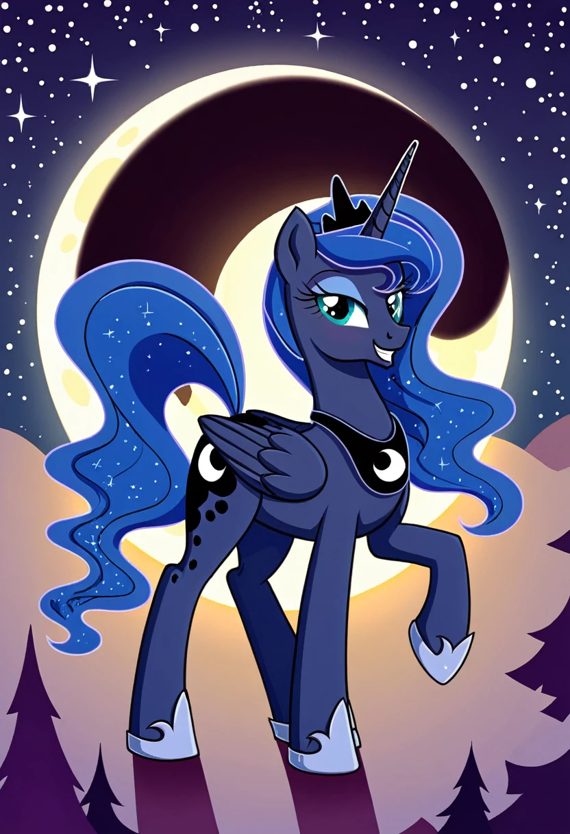 mlp pony moon luna