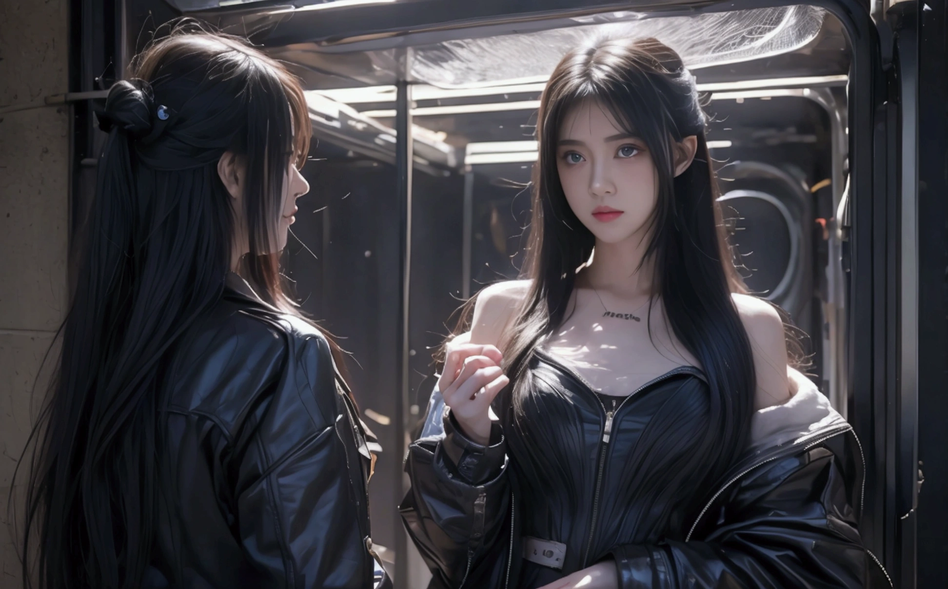 road, girl, Scene being talked about, haunting, Large target