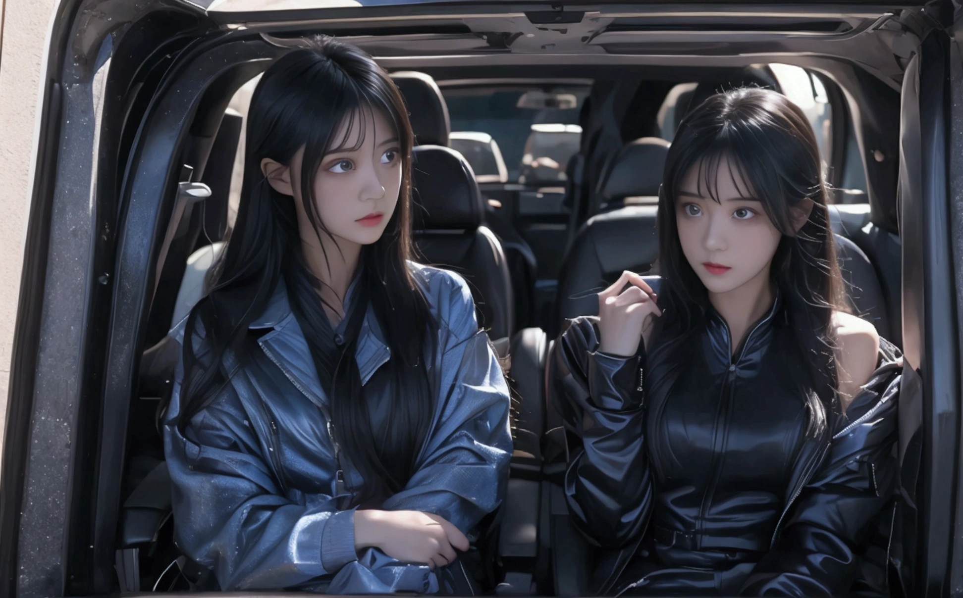 road, girl, Scene being talked about, haunting, Large target