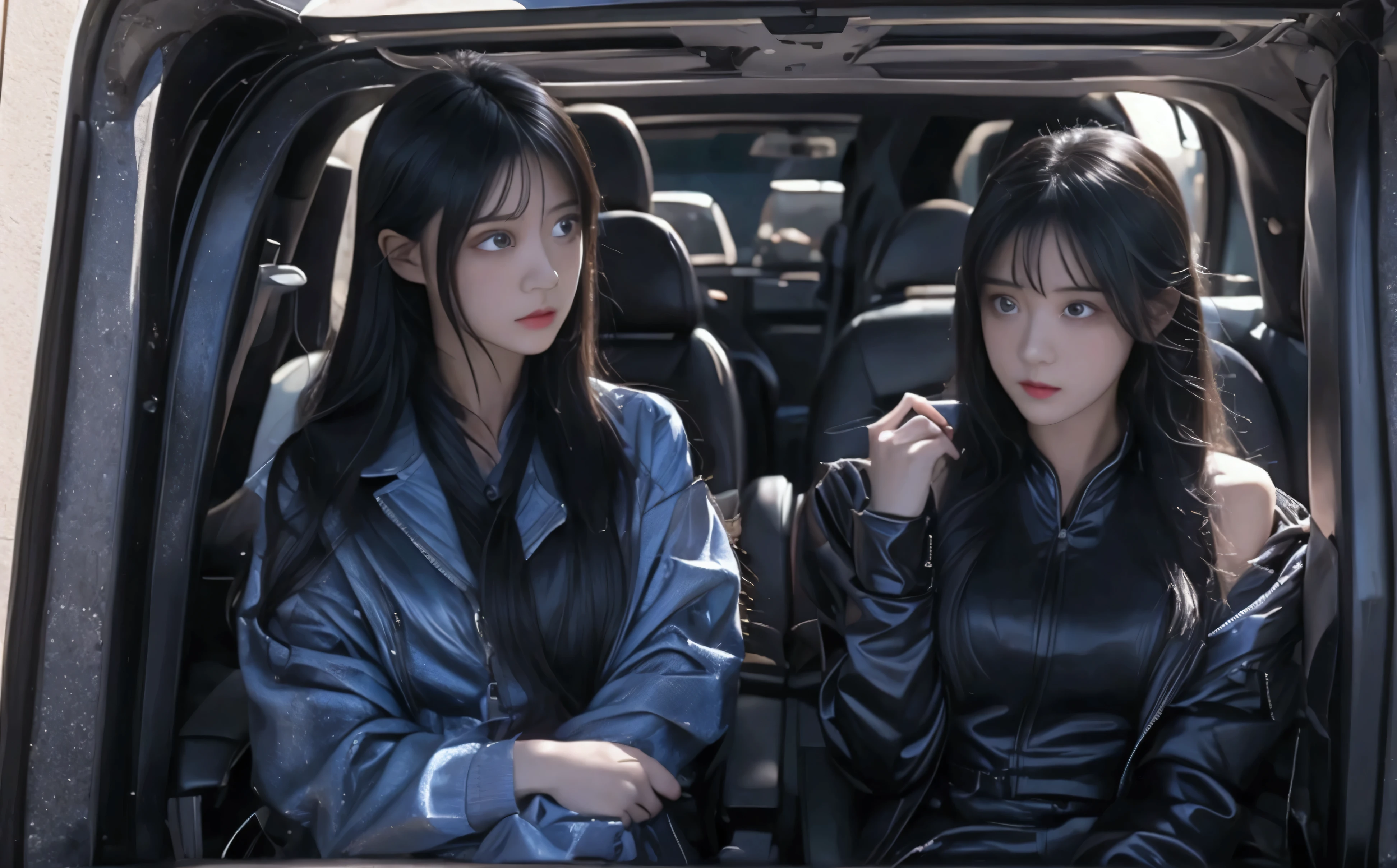 road, girl, Scene being talked about, haunting, Large target