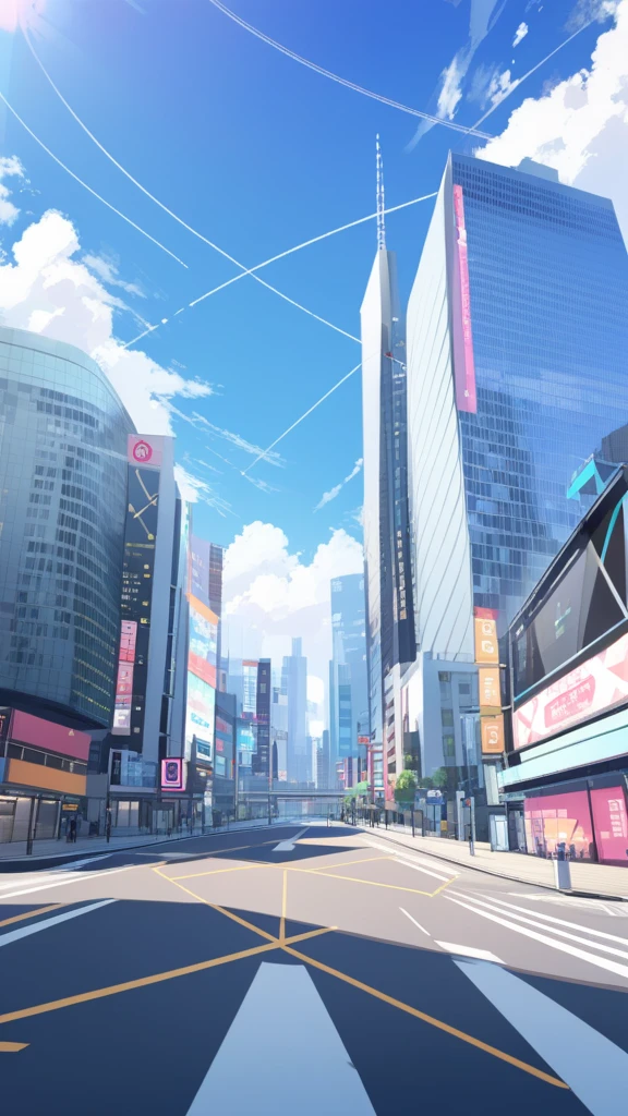 (PlanIt Schematic), (1girl xml file), xx, VS Code, go, Digital world,Buildings,Tokyo,blue sky,cloud