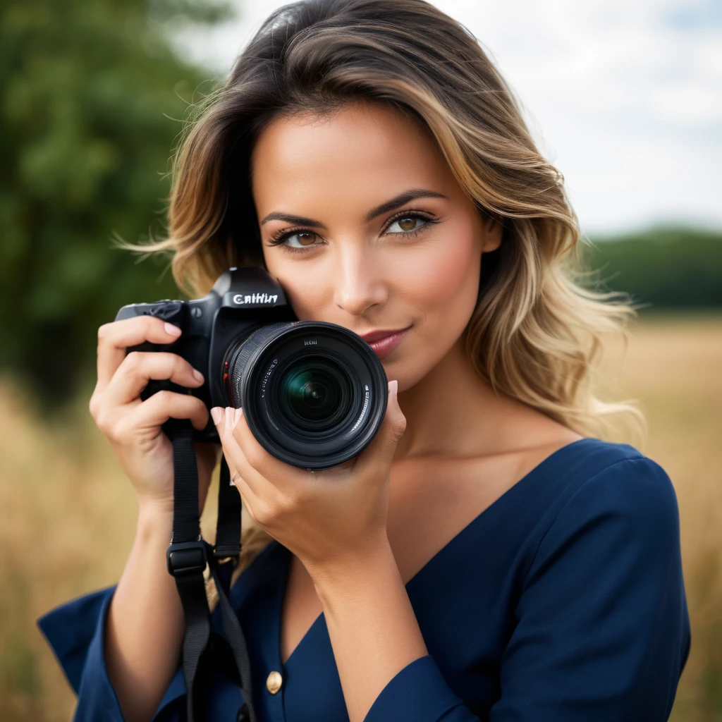 Portrait photoréaliste d&#39;une jeune Femme de 30 ans avec de longs cheveux bruns flottants et des yeux sombres saisissants. On all fours at the edge of&#39;a swimming pool in a swimsuit, visage parfait, symmetrical eyes, tout le corps, corps parfait, very detailed skin, Skin slightly browned, photographie professionnelle, 8k, photo brute, best quality, head of&#39;artwork, photo-realistic, very detailed, Cinematic lighting, acuity, DSLR, high resolution,