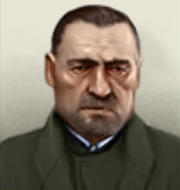 Russian mobster, Hoi4 Portrait style 