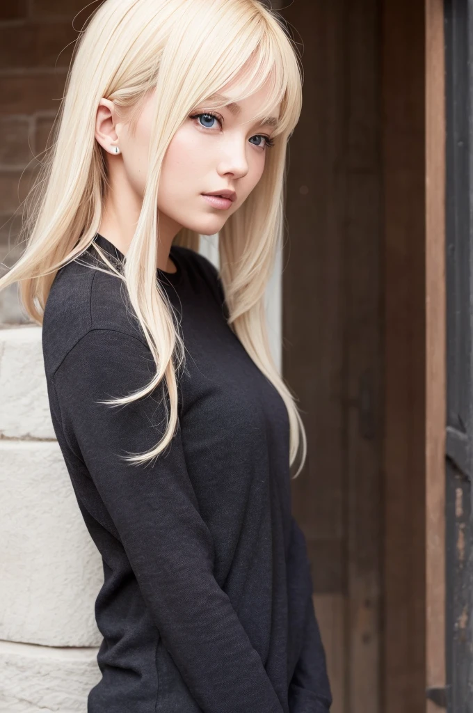 a blonde girl
