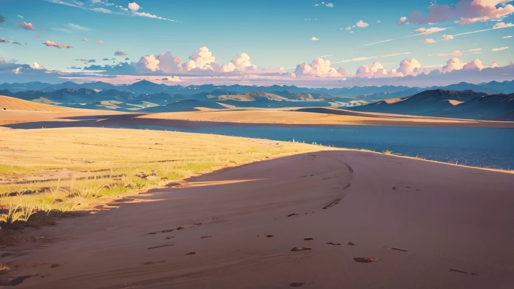 OPEN LANDSCAPE WITH BEAUTIFUL SKY
