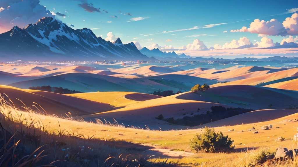 OPEN LANDSCAPE WITH BEAUTIFUL SKY