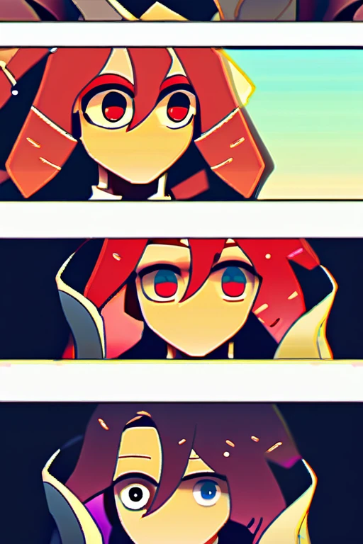 ((Лучшее качество)), ((шедевр)), (подробный), a redhead with big eyes