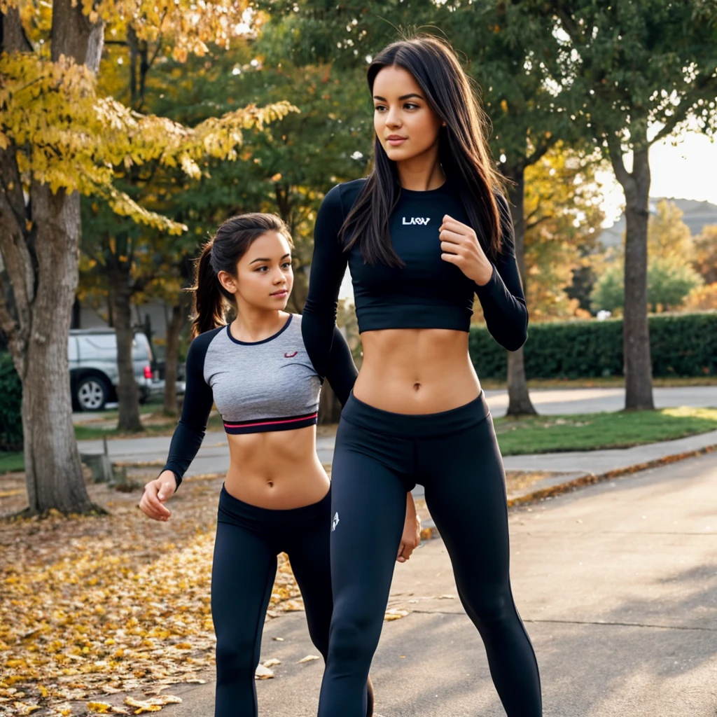 in leggings