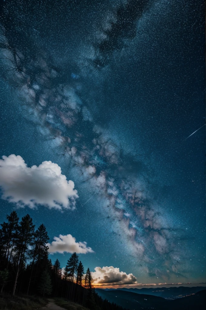Create sky full of stars