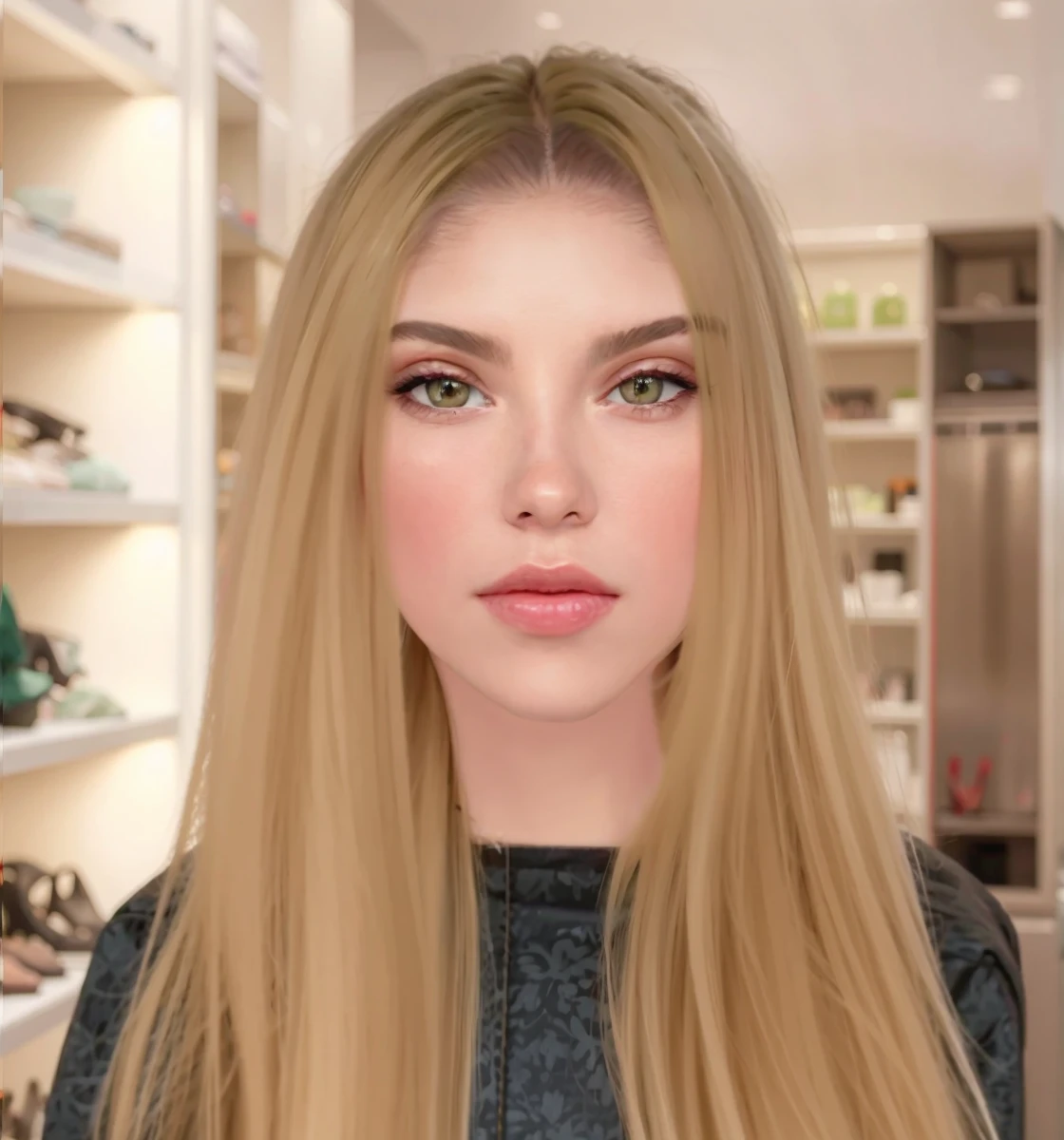 mulher loira with long hair, wearing a white shirt and a black bag, jennie blackpink, her hair is white, very very pale blond hair, white hime cut hairstyle, jossi do blackpink, Parque Roseanne do Blackpink, with long hair, extremely pale blond hair, korean, with long hair brancos, the hime cut, Retrato de Jossi de Blackpink, white straight hair