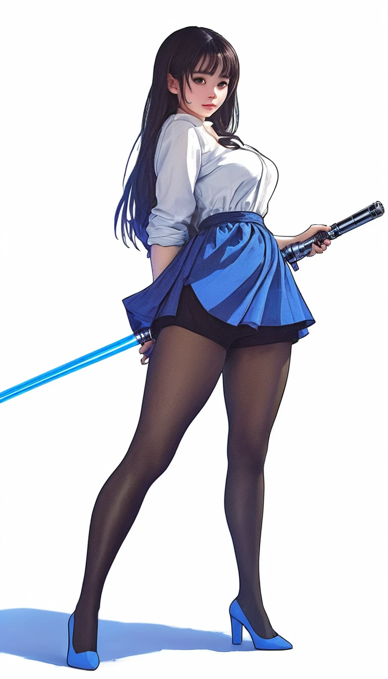 (8K, RAW photos, best quality, masterpiece: 1.2) (realisticlying, photograph realistic: 1.4)  (lightsaber)