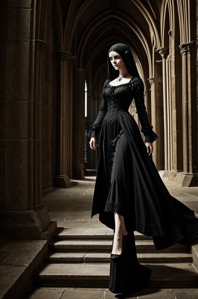 Easy to make image for a visual and gothic art mural