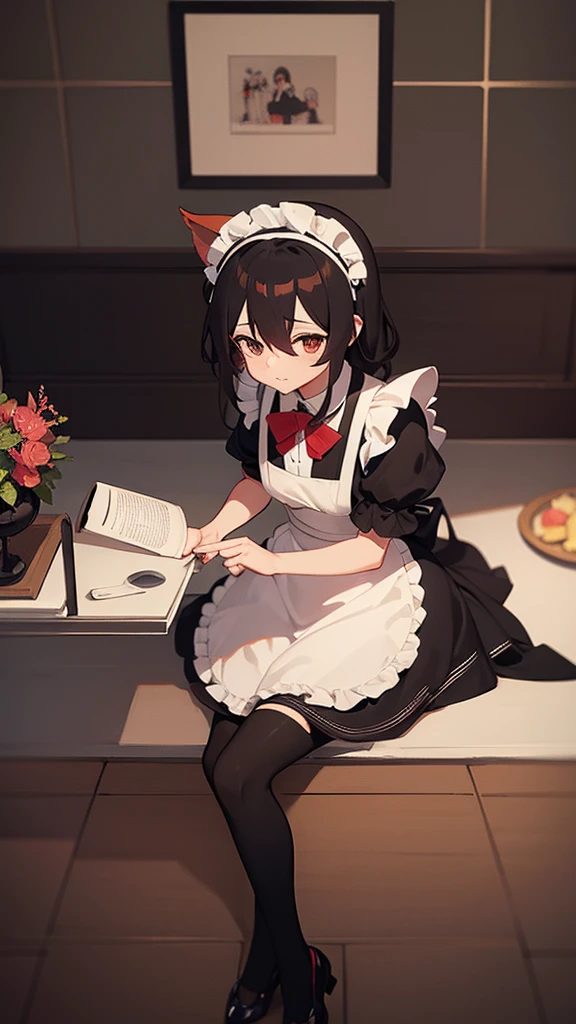 Wallpaper de Senko san en traje maid