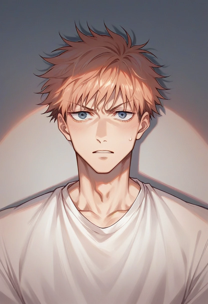 jujutsu kaisen satura gojo as super realistic bodybuilder