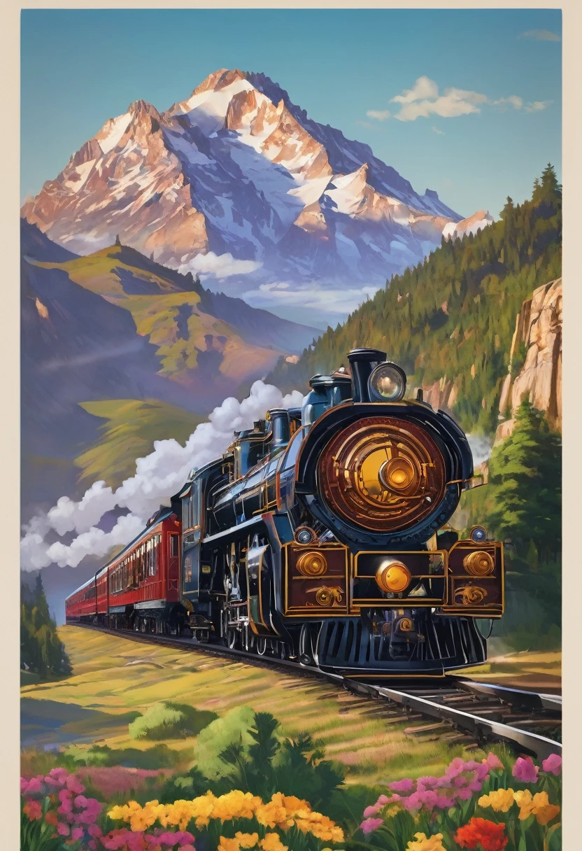 Train around the world 