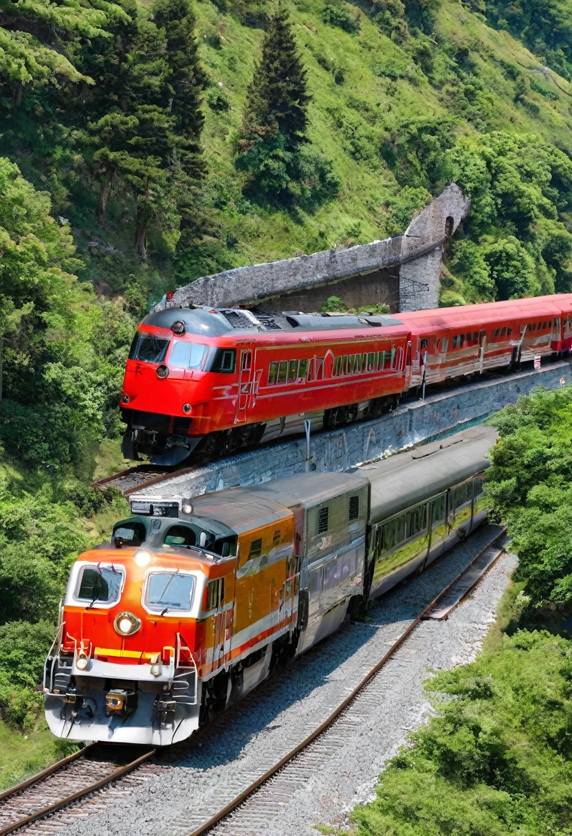 Train around the world