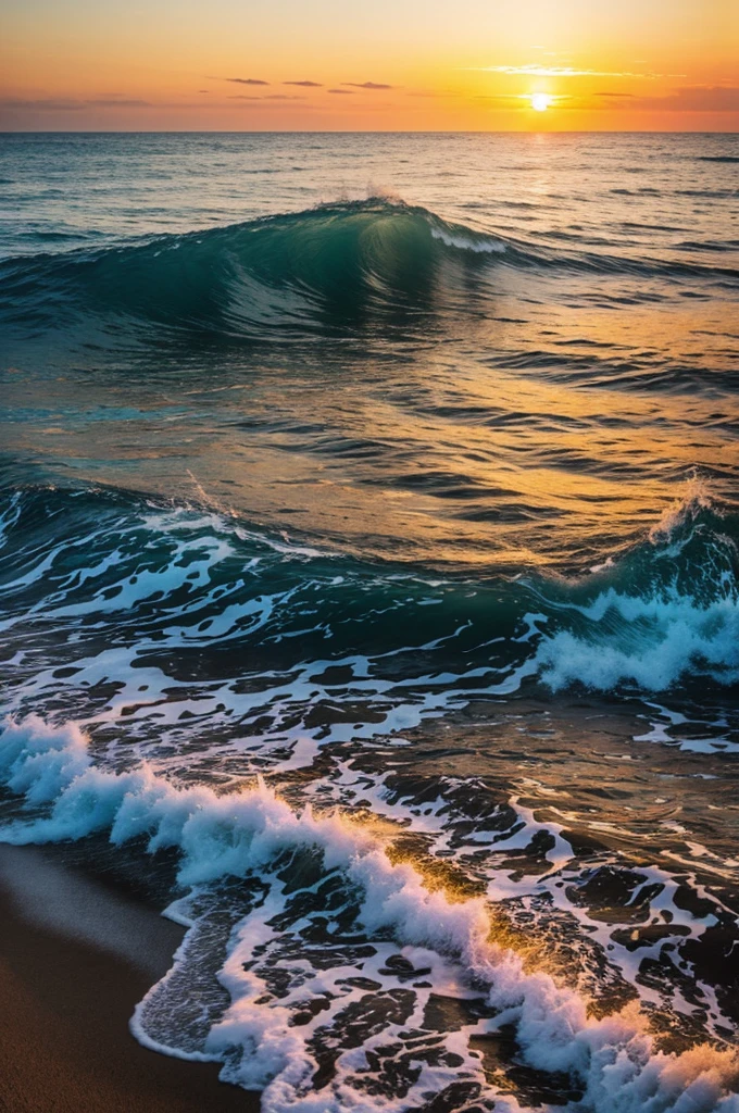 Ocean and the sunset is unique its like in another world