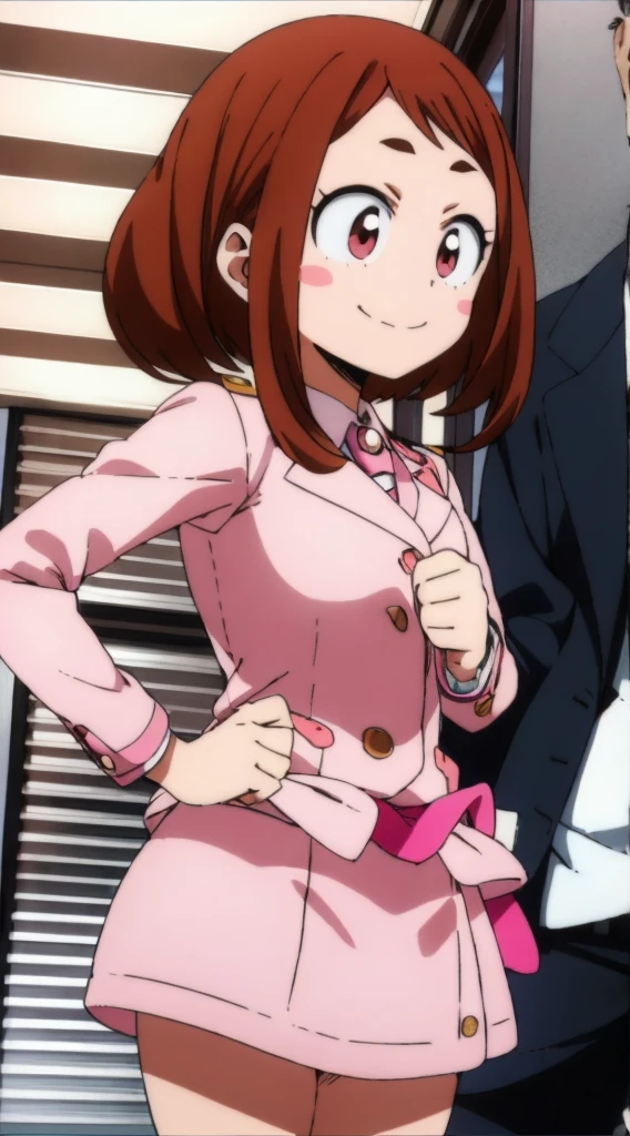 (masterpiece, best quality:1.2), <lora:persona3_takeba:1.0>, 1girl, takeba yukari, cowboy shot, solo, smile, closed mouth, brown eyes, looking at viewer, <lora:Eyes:1.0>, gekkoukan high school uniform, cardigan, bow, black skirt, jewelry, earrings, choker with heart, (high school background:1.0),