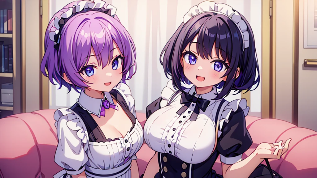 ((Three Pretty erotic maids with super colossal breasts hugging each other:1.2)), ((pressing their breasts each other:1.3)), maid dress, Baby face, harem, ((master piece, top-quality, ultra-definition, high resolution)), anime girls, ((ultra-detailed illust:1.2)), bangs, hair between eye, random colored hair, beautiful hair, random colored eyes, Shiny eyes, ((detailed eyes:1.2)), ((Erected Nipples with breast milk)), Exposure of nipple, Beautiful nipples, ((super gigantic breasts:1.3)), huge tits, Soft breasts, cleavage of the breast, show breasts, emphasize the breasts, focused on breasts, Big smile, enjoyed, laughing, opened mouth, without clothes, take off clothes, in the kitchen, ((large amount of breast milk squirts out from nipples:1.2)), topless