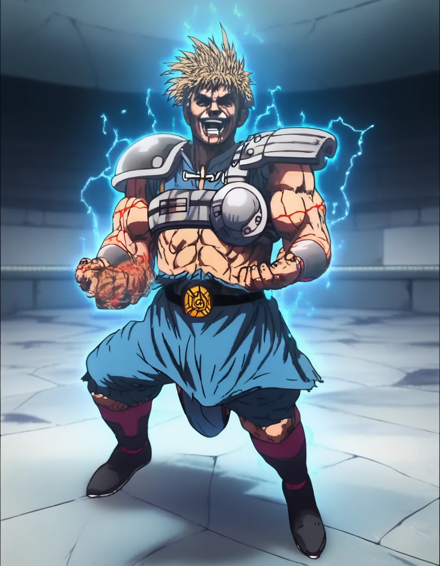 (Very large muscles:1.5),(Very big penis:1.5),(Black Tentacles),Sexual,Excited,desire,erection,Bodybuilding,Sex,suffer,Just a penis,A man with deep pectoral muscles and a strong body:1.8),Full body image,(Sweaty :1.8),((ejaculation:1.8)),((Drooling))( Boy:2.0),Please open your mouth wide,Hands clasp,Grated arm,