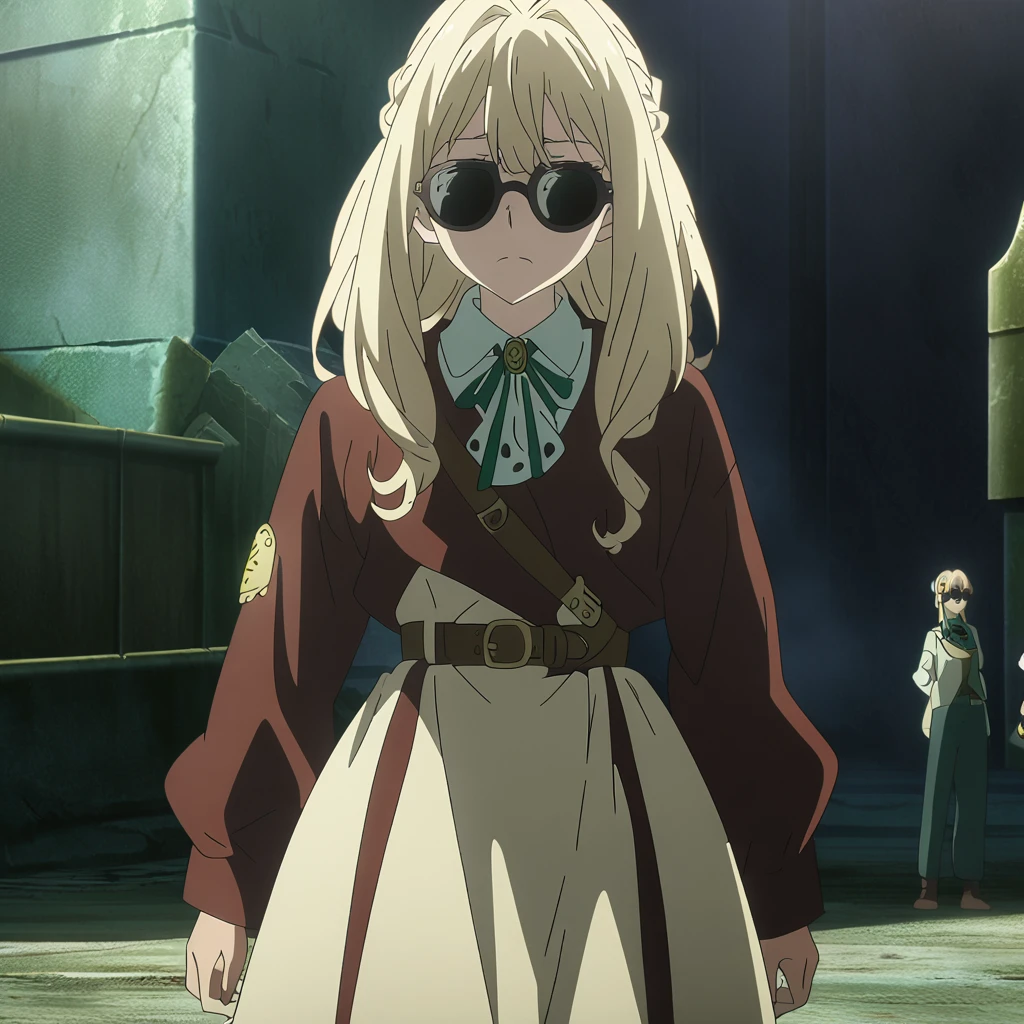 anime girl with long white hair and sunglasses in front of a blue and white, 2 0 1 9 anime screenshot, still from anime, still from tv anime, badass anime 8 k, violet evergarden, anime still, key anime visuals, anime visual of a young woman, chiaroscuro anime key visual, anime still image, official studio anime still, anime movie screenshot, anime still frame, anya from spy x family, today's featured anime still, official anime still, 4k anime, 4 k anime, anime visuals, epic 8 k hd anime shot