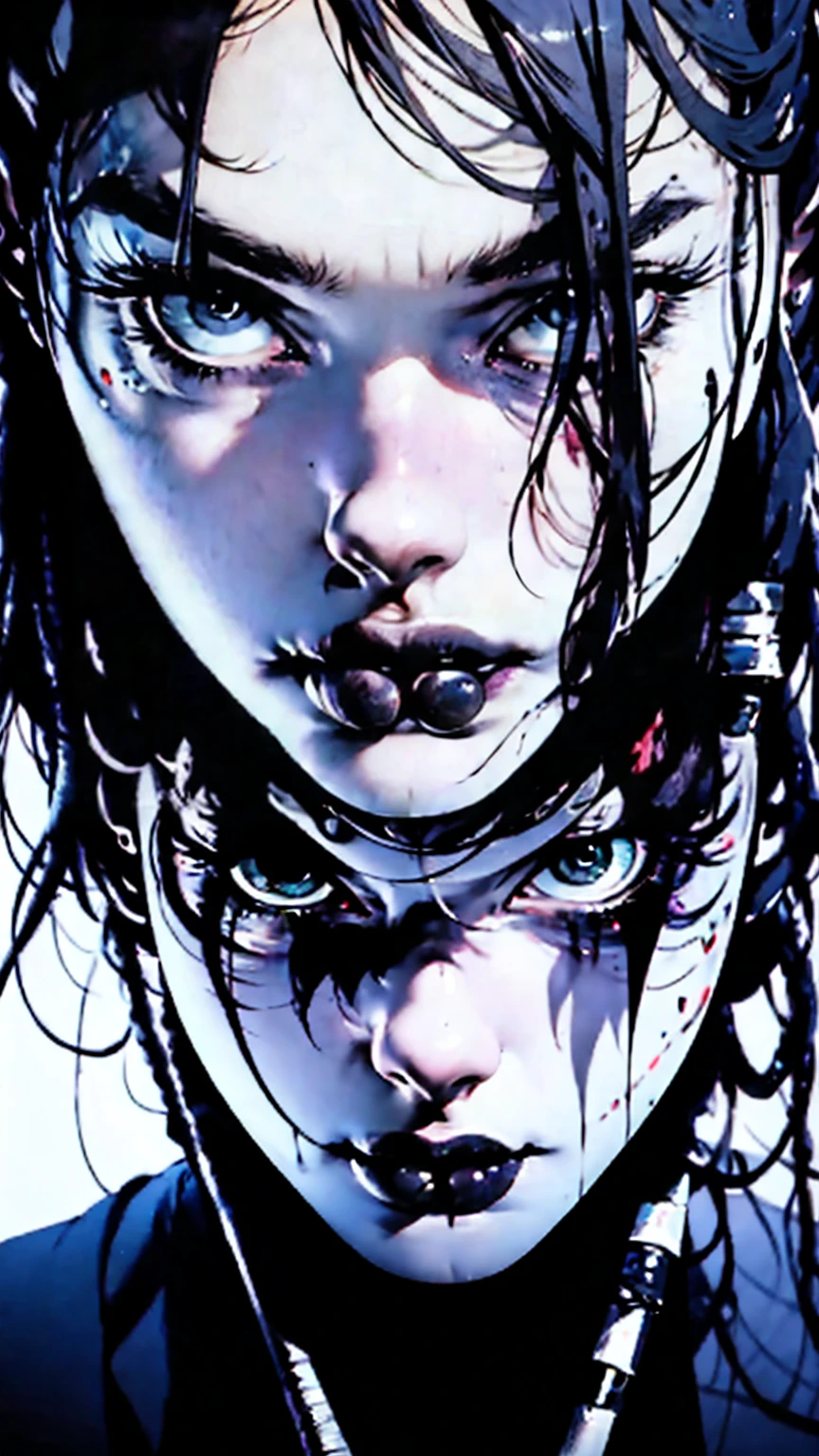 A killer:
NSFW, highres, realistic, detailed portrait, intense eyes, sinister expression, dark atmosphere, eerie lighting, sharp focus, horror theme, menacing, bloodstained knife, chilling background, suspenseful mood, mysterious figure, sinister shadows, macabre scene, tense and thrilling, fear-inducing, psychological suspense, dramatic storytelling, hauntingly beautiful, twisted and distorted features, eerie ambiance, disturbing and unsettling, hair-raising, bone-chilling, heart-pounding, gripping, nightmarish, pulse-pounding, spine-tingling.
