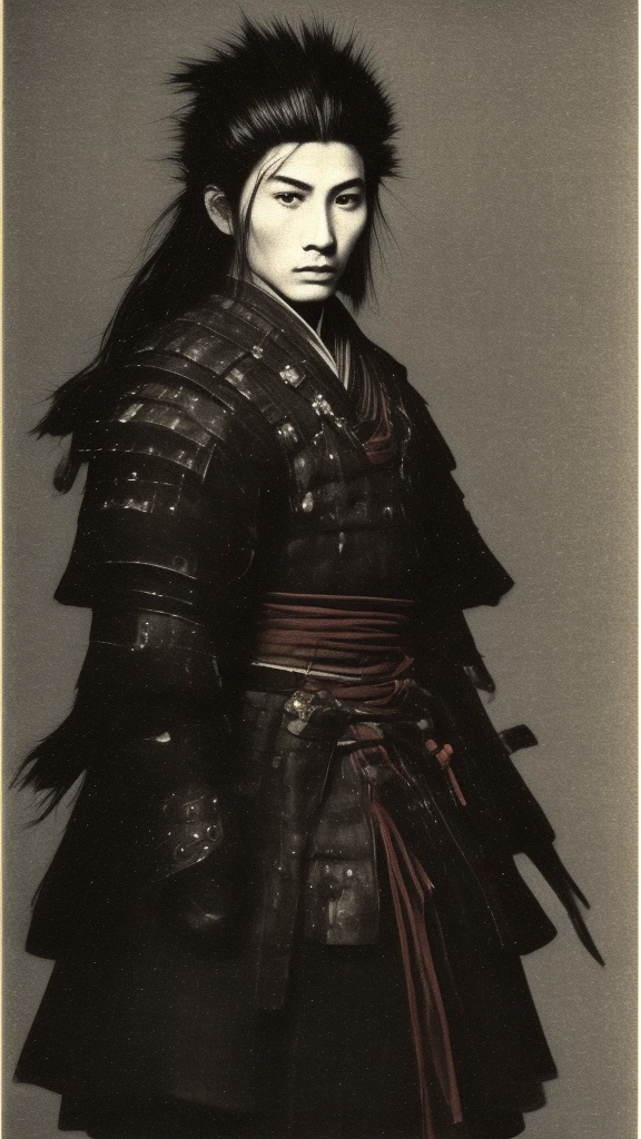 man 22 years old long hair ronin samurai miyamoto musashi
