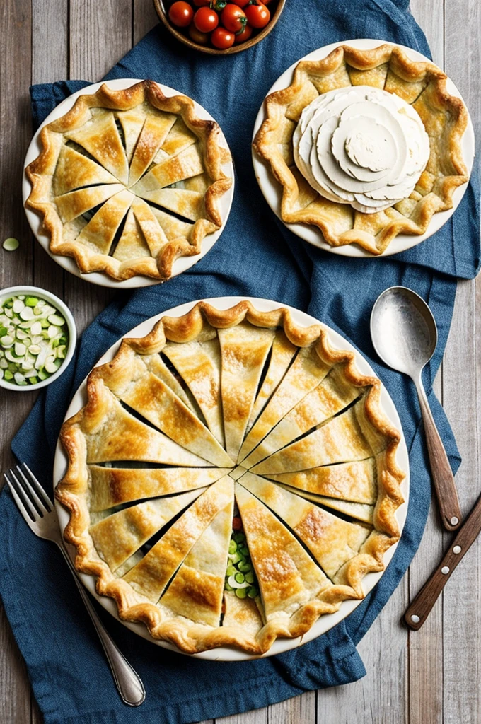Shaker Chicken Pie 
