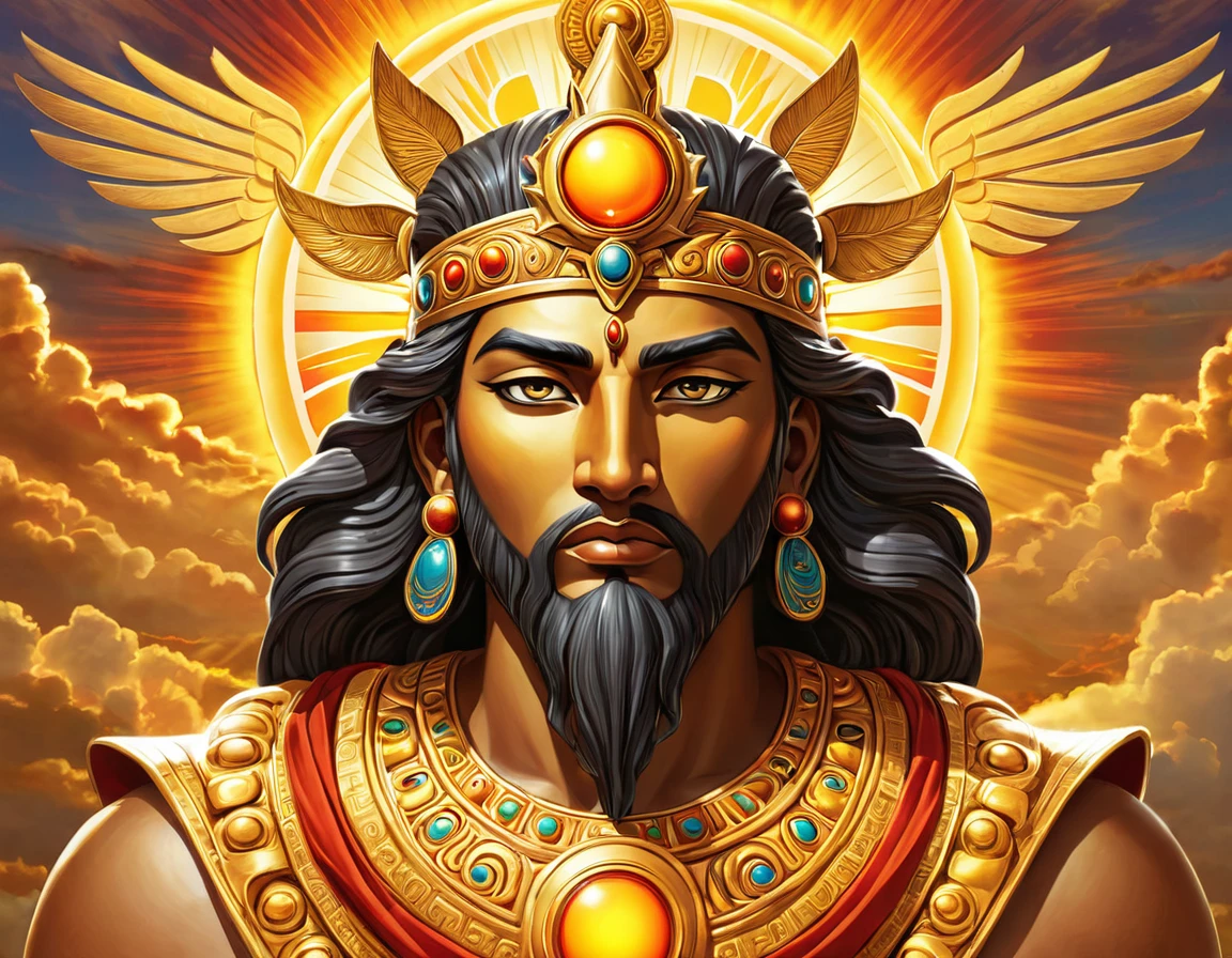 Ra (Re) - The sun god, considered the king of the gods and god of the sky and earth.