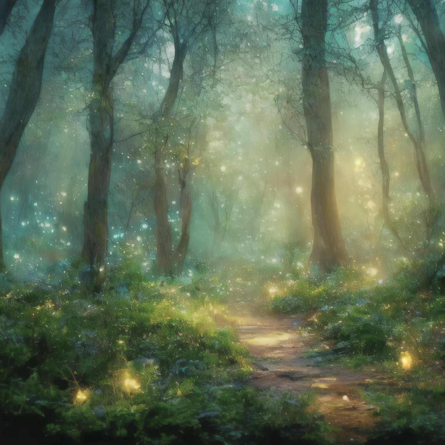 Forest Trees々There is a lot of light in, Magical Forest with fireflies, enchanted magical fantasy forest, Magical Forest backround, magical fantasy forest, magic fairy forest, Enchanting and Magical Forest, Magical Forest background, Magical Forest in the background, Magic fairy background, Magical Forest, in a Magical Forest, Fairy-like atmosphere, in the Magical Forest, So magical and dreamy