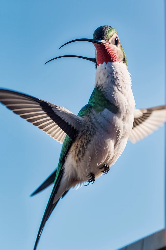create a modern logo with a hummingbird 4k