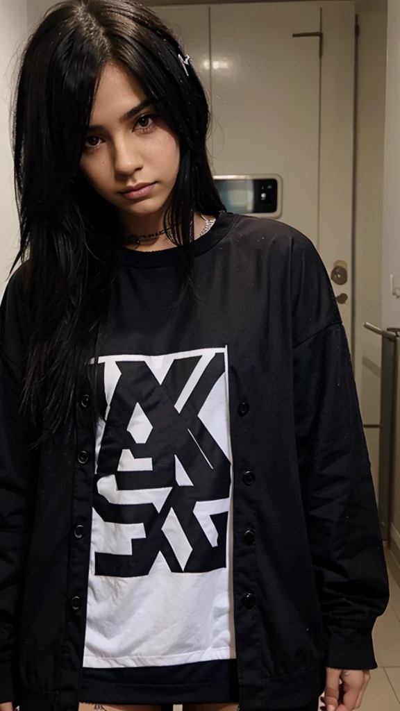 Selfie con ropa Y2k Emo