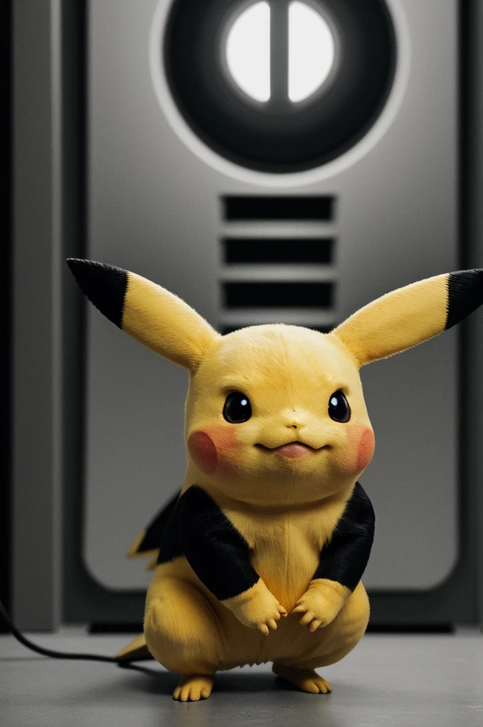 Photography, full body BREAK of real life pikachu BREAK portrait, symmetrical, highly detailed, smooth, sharp focus, cinematic lighting, kkw-ph1
