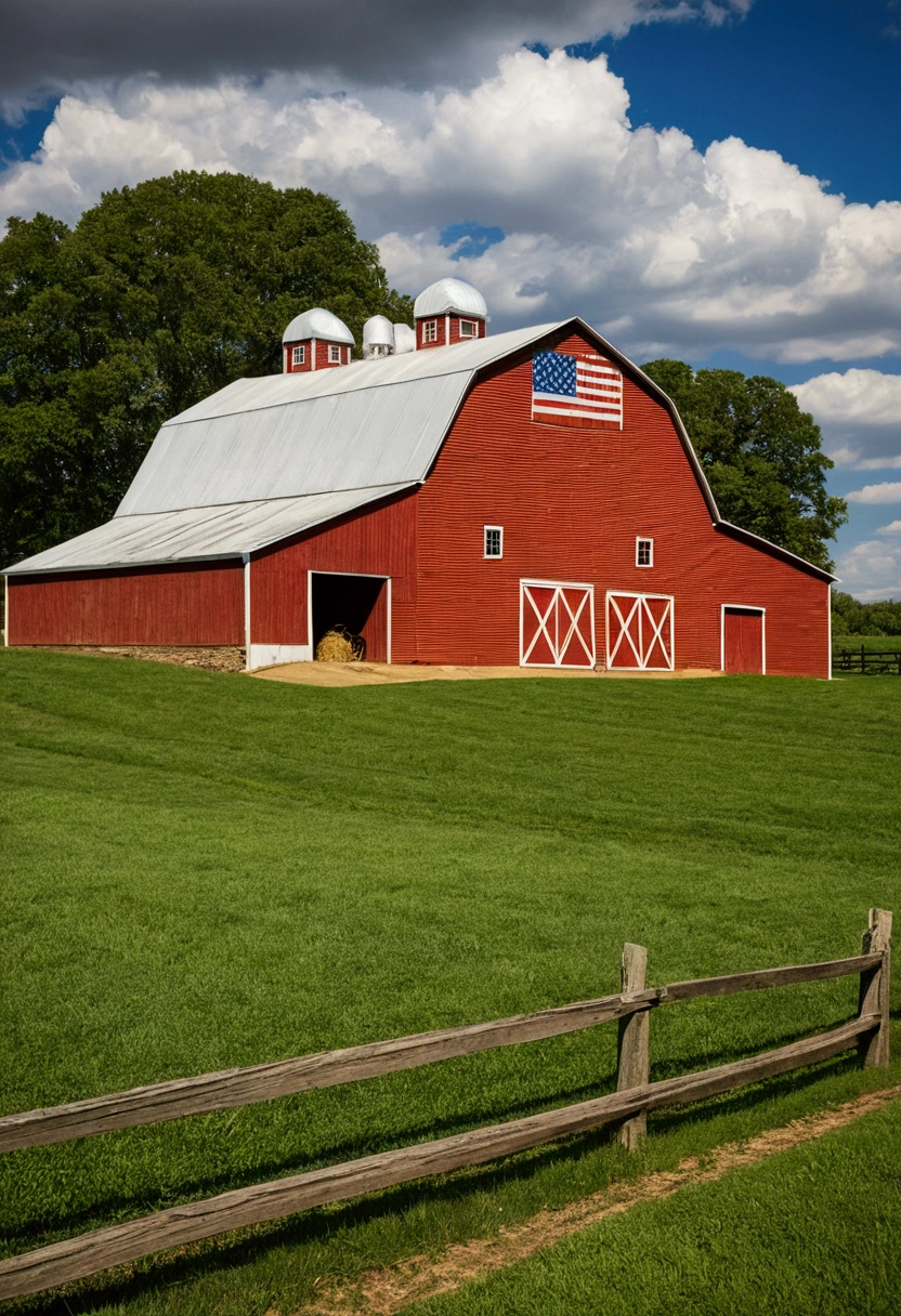 An American farm