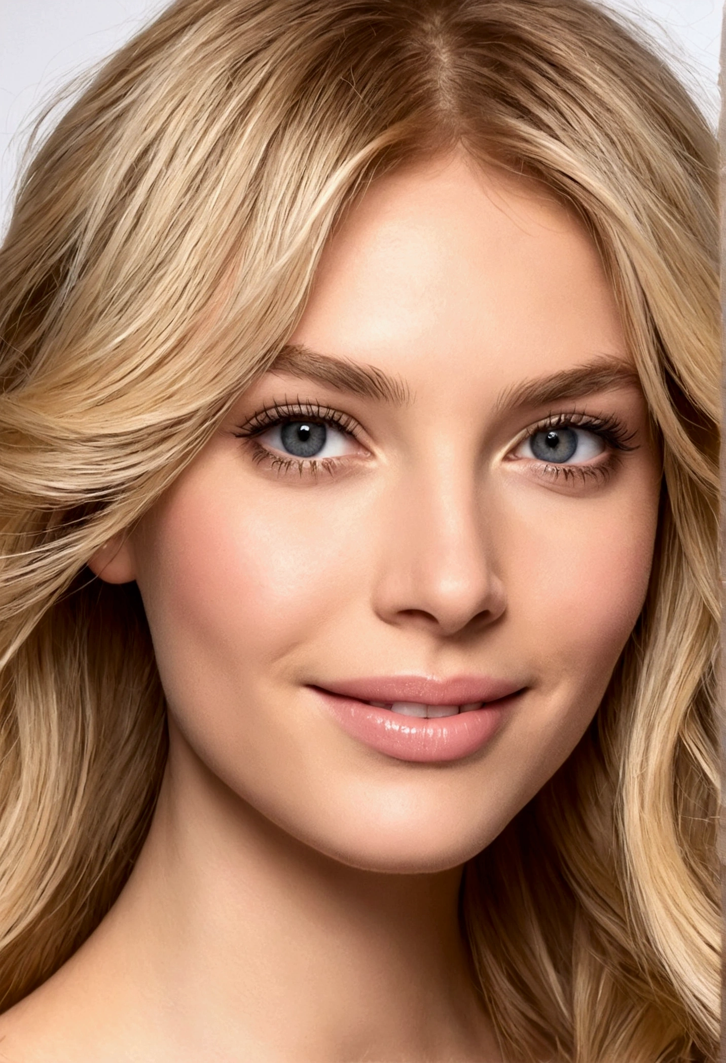 Crée une image ultra réaliste d'une femme parfaite. Elle doit avoir des cheveux rose et blond brillants et des yeux noisette . Son teint est éclatant et sa peau est impeccable. Elle a un sourire chaleureux et charmant, avec des traits délicats et bien définis. Elle porte une tenue élégante et moderne, mettant en valeur sa silhouette. L'arrière-plan est lumineux et met en valeur la beauté naturelle de la femme. Les détails doivent être extrêmement précis, des textures de la peau et des cheveux aux reflets dans ses yeux, image 8 k