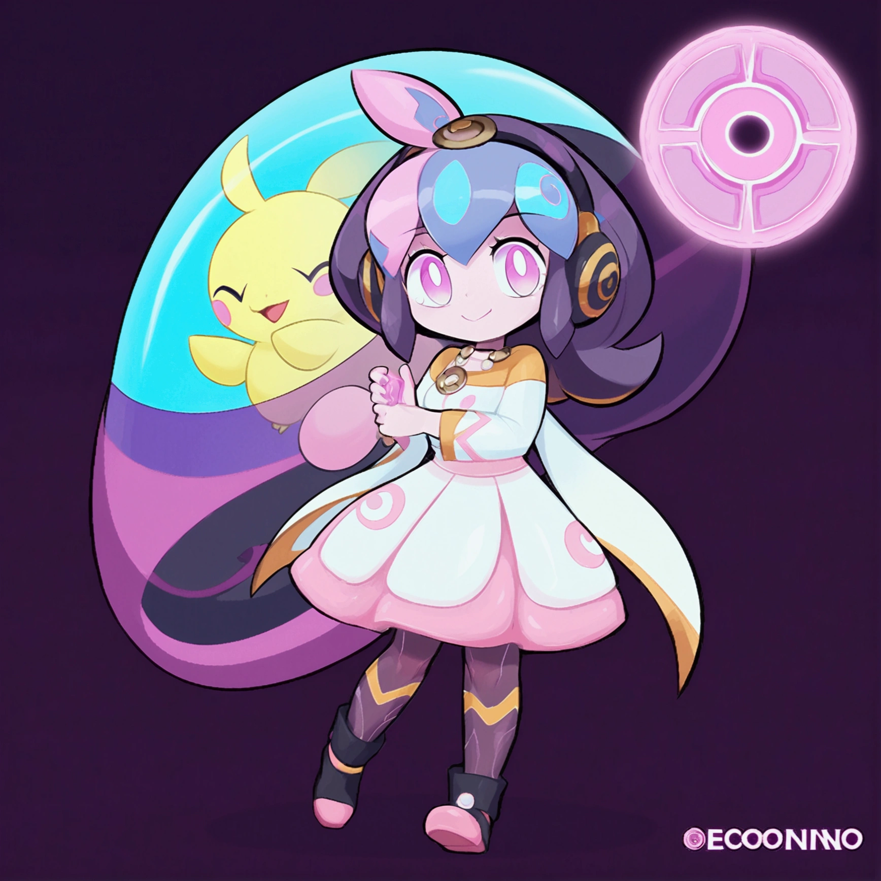 anime character design de una chica con una mochila y una pelota, Pokémon Trainer outfit, Pokémon Trainer, pokemon anime style, Official character art, pokemon art style, ( ( character concept art ) ), anime character design, anime character art, mejor anime character design, female protagonist 👀 :8, Anime Characters Cheat Sheet, anime character art detallado, bonito anime character design pechos gigantes